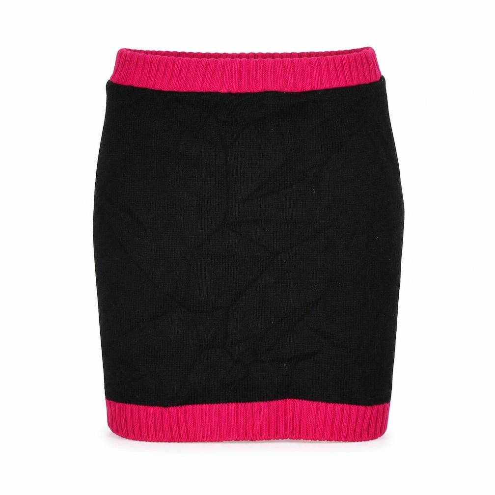 Dancing Leopard Womens Black   Mini Skirt Size M