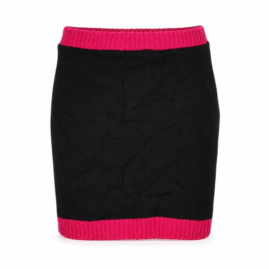 Dancing Leopard Womens Black   Mini Skirt Size M