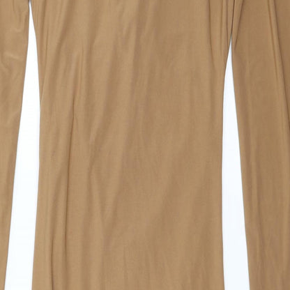 PRETTYLITTLETHING Womens Brown   A-Line  Size 8