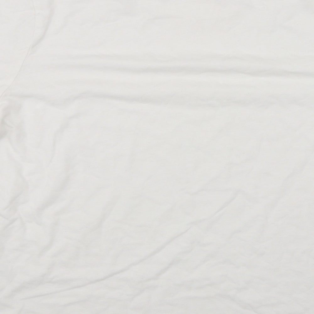 H&M Womens White   Basic Blouse Size M