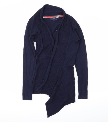 Next Womens Blue   Wrap Jumper Size 8