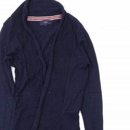 Next Womens Blue   Wrap Jumper Size 8