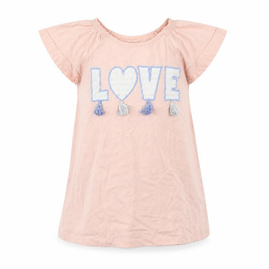 Maggie & Zoe Girls Pink   Basic T-Shirt Size 7-8 Years