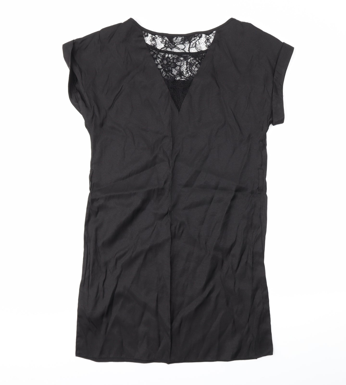 Dorothy Perkins Womens Black   Basic Blouse Size 8