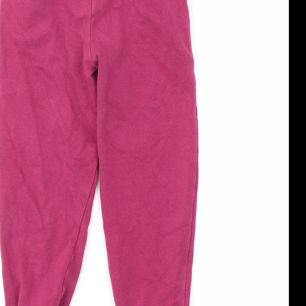 George Girls Pink   Jogger Trousers Size 5-6 Years