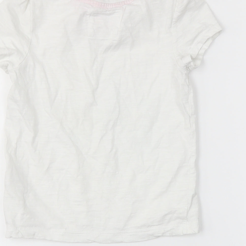 TU Girls White   Basic T-Shirt Size 2-3 Years