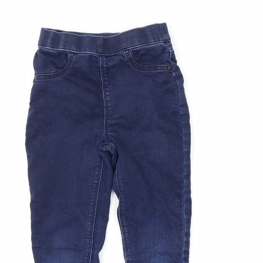 Preworn Girls Blue  Denim Jegging Jeans Size 5 Years
