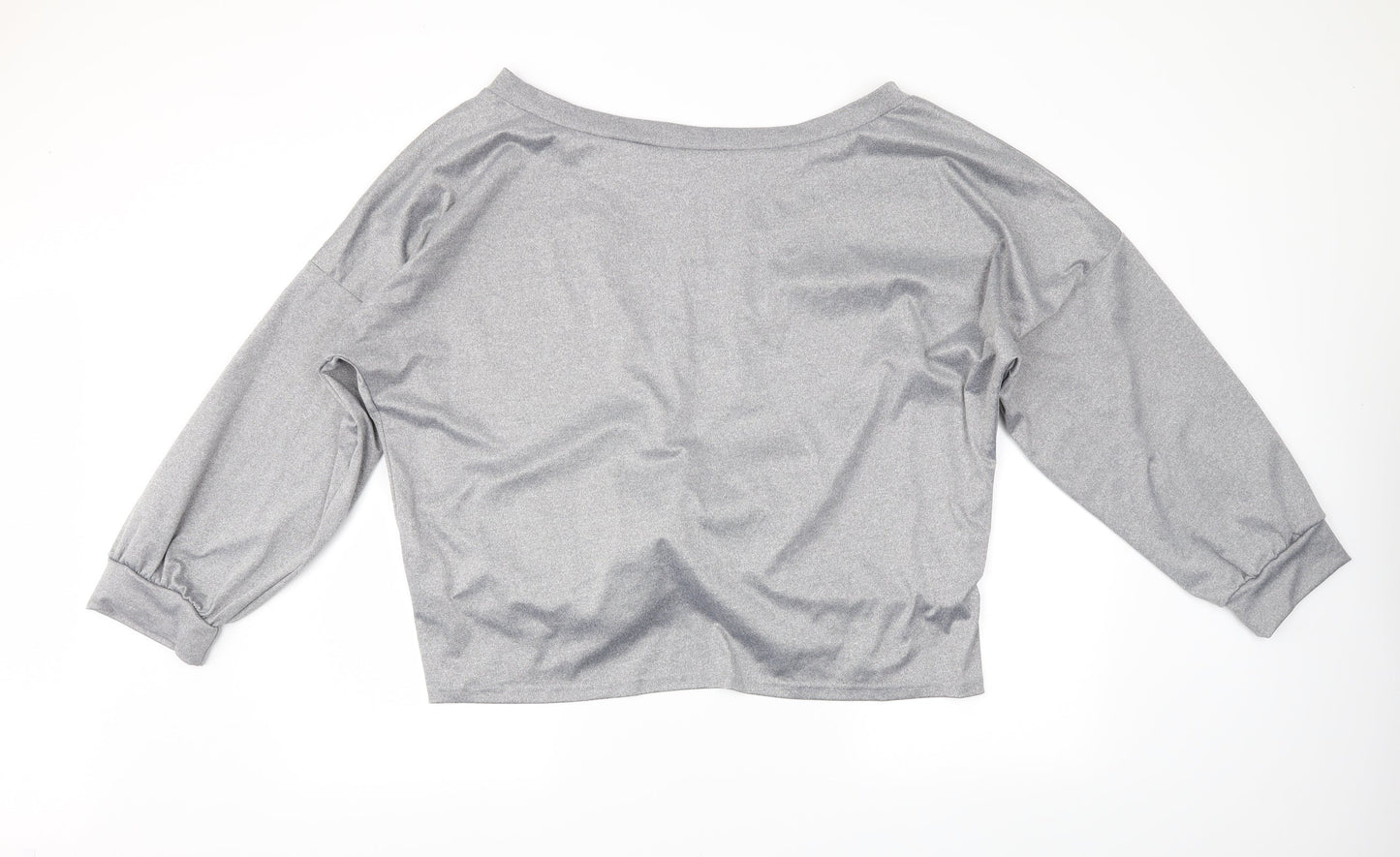SheIn Womens Grey   Pullover Sweatshirt Size 4XL