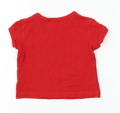 Karpi Girls Red   Basic T-Shirt Size 4 Years