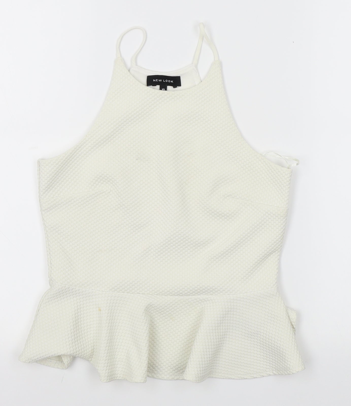 New Look Womens White   Basic Blouse Size 10