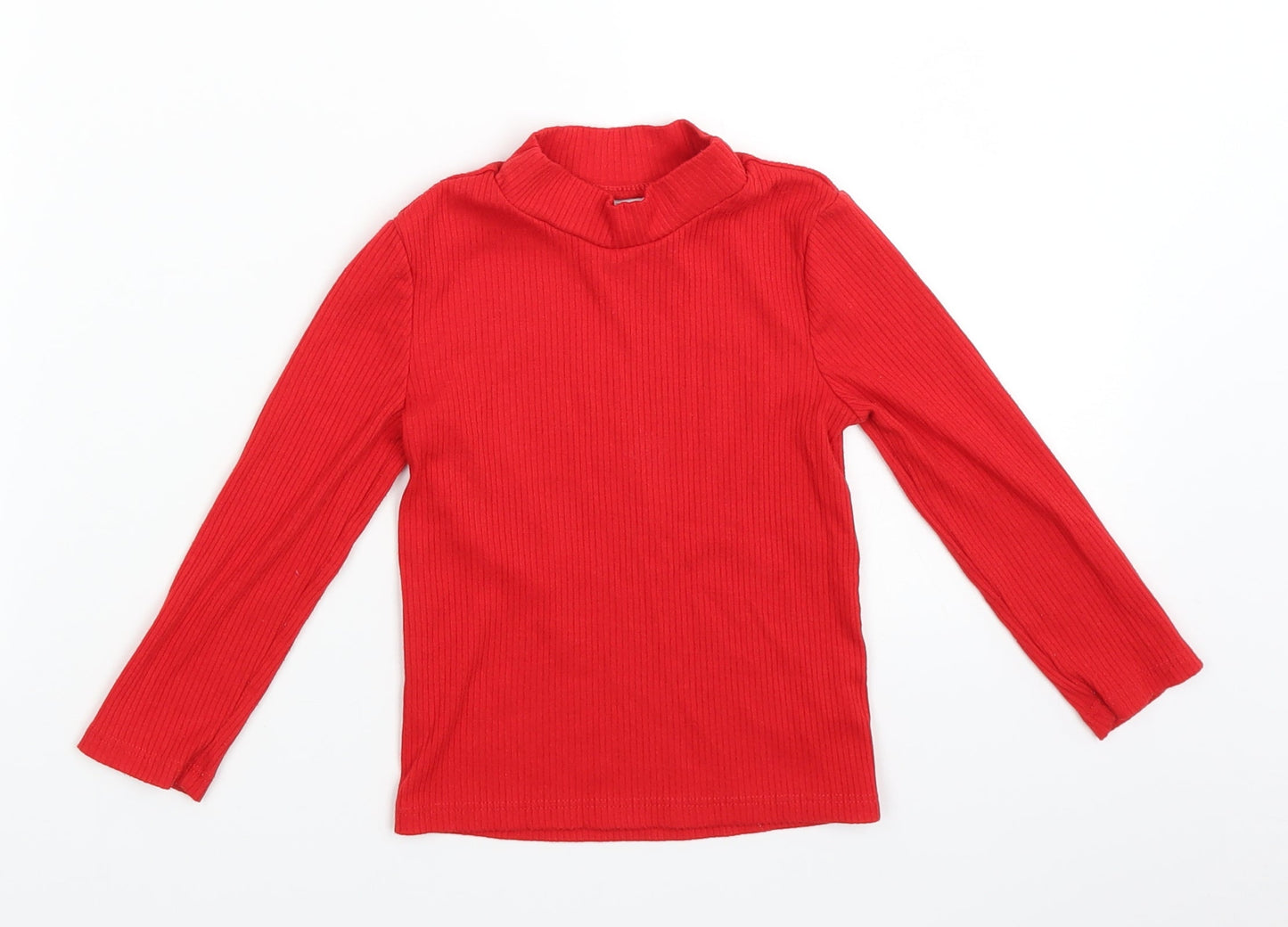 F&F Girls Red   Pullover Jumper Size 2-3 Years
