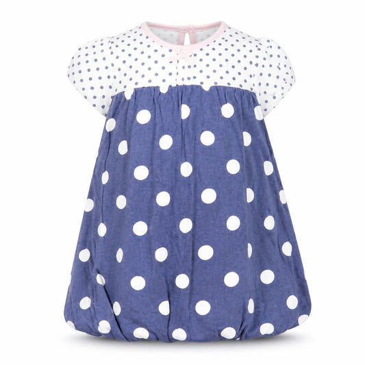 George Girls Blue Polka Dot  Fit & Flare  Size 18-24 Months
