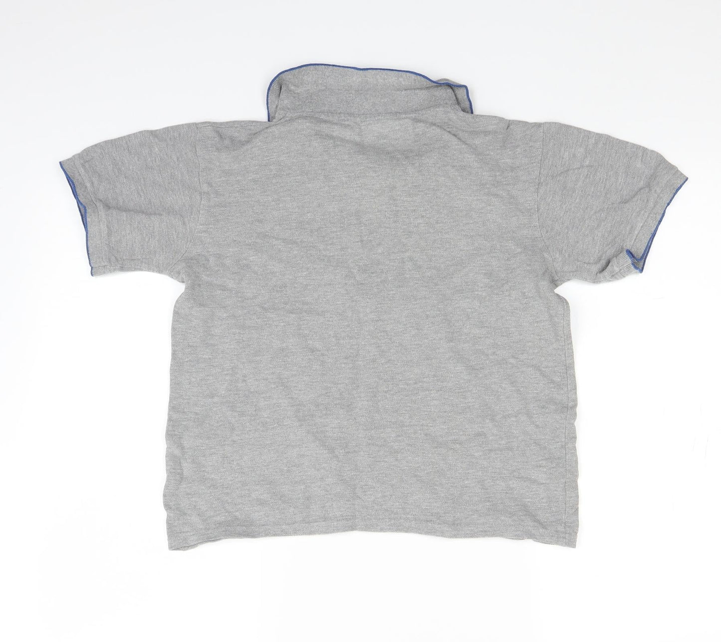 Rebel Boys Grey   Basic Polo Size 12-13 Years