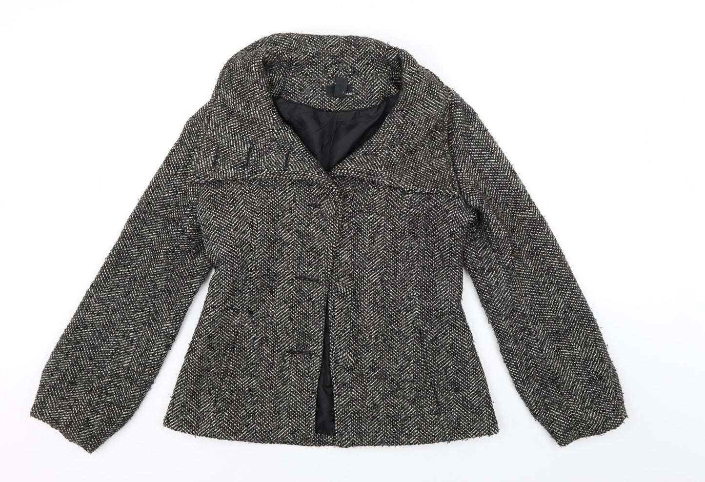 H&M Womens Grey   Jacket  Size 6
