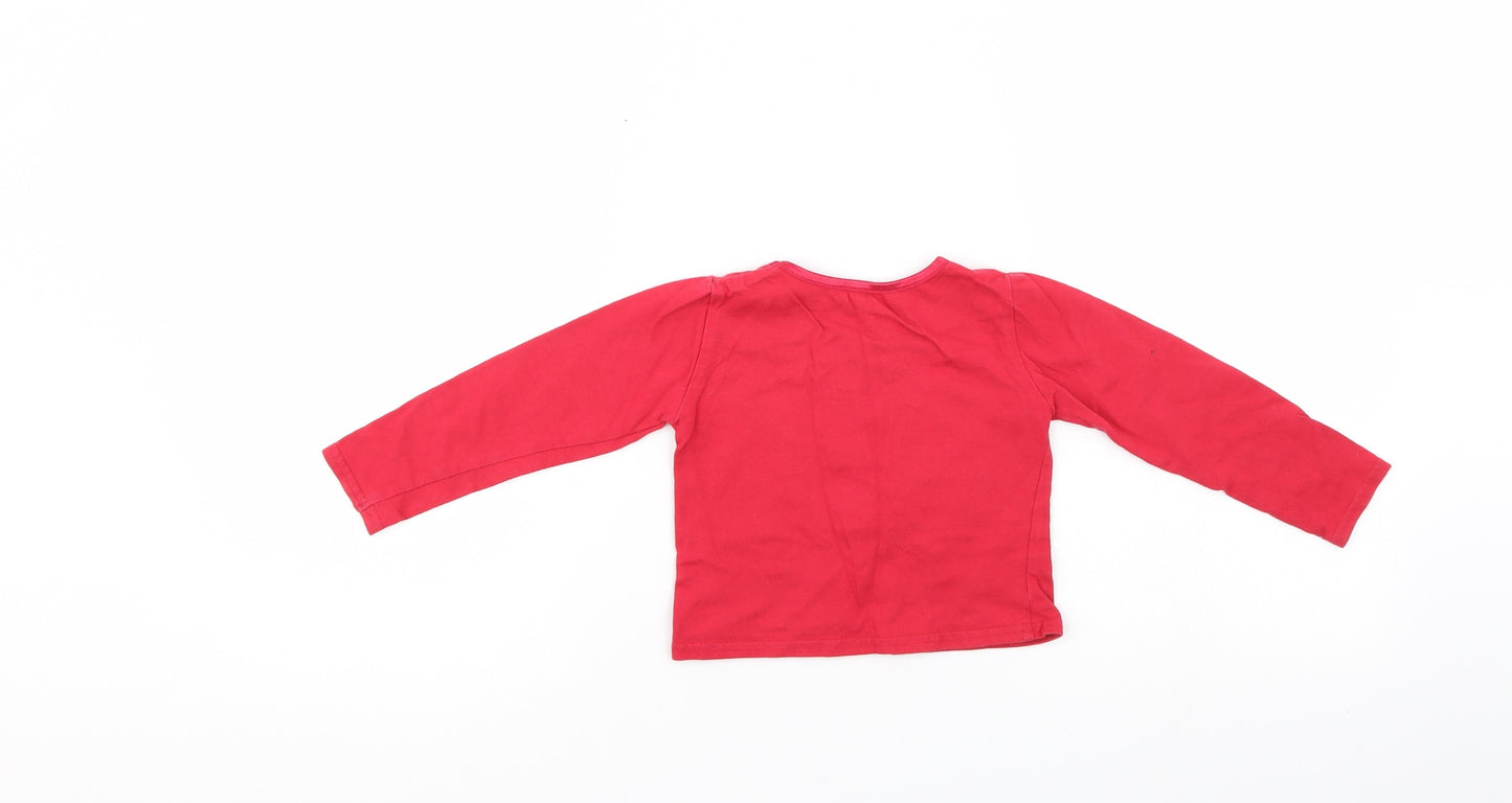 Mothercare Boys Red   Basic Casual Size 12-18 Months
