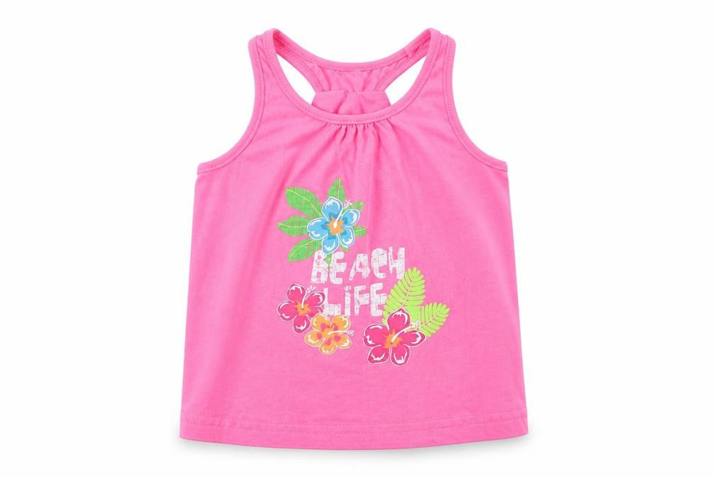 Earlydays Girls Pink   Basic Tank Size 12-18 Months