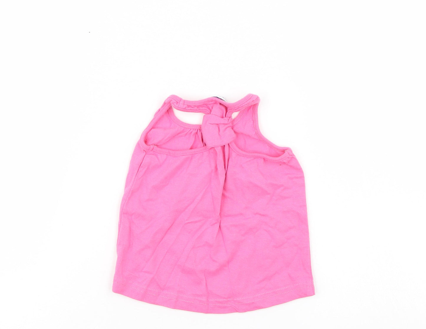 Earlydays Girls Pink   Basic Tank Size 12-18 Months