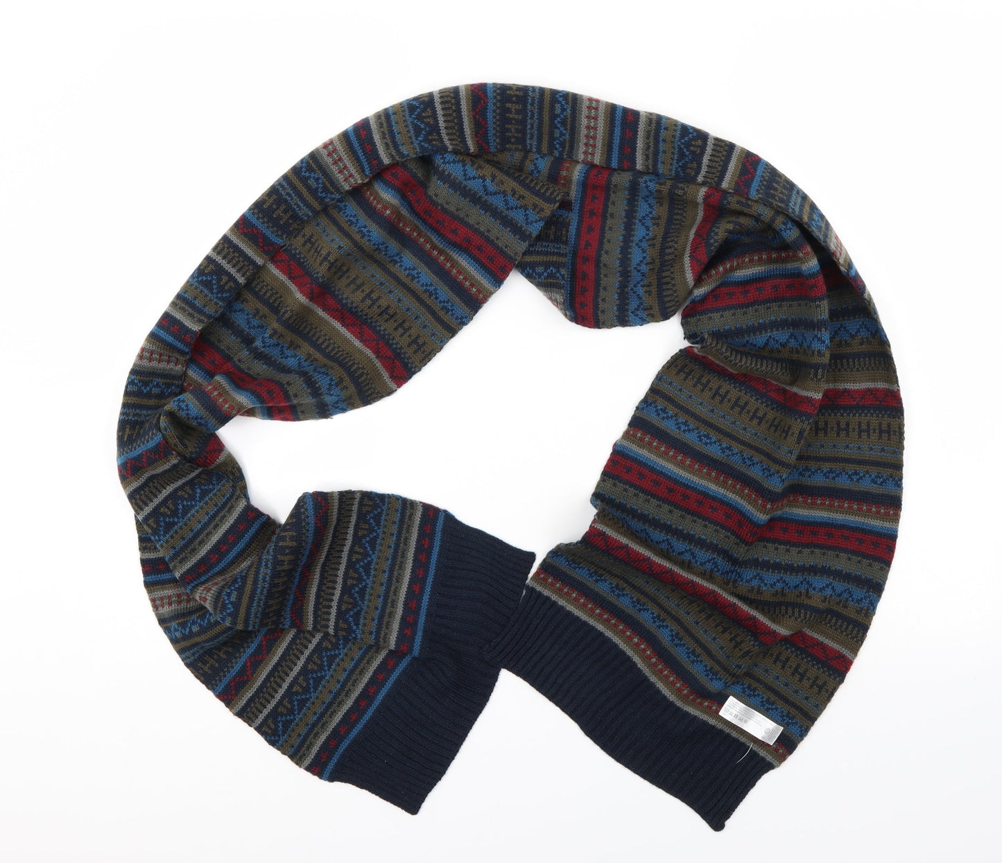 C&A Unisex Multicoloured Geometric  Scarf  One Size