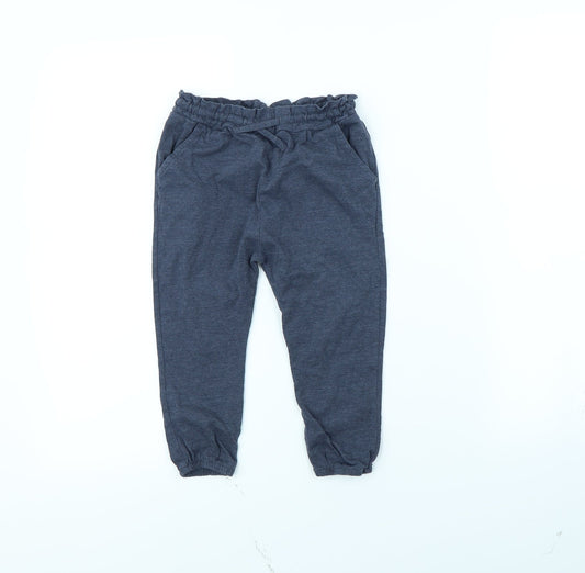 NEXT Girls Blue   Jogger Trousers Size 2 Years