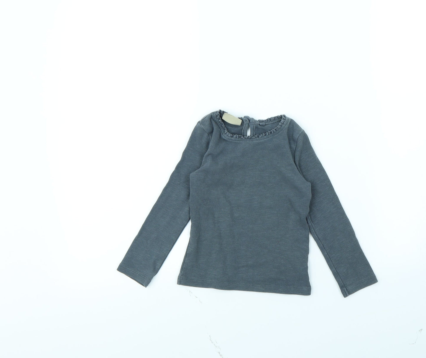 NEXT Girls Grey   Basic T-Shirt Size 2 Years