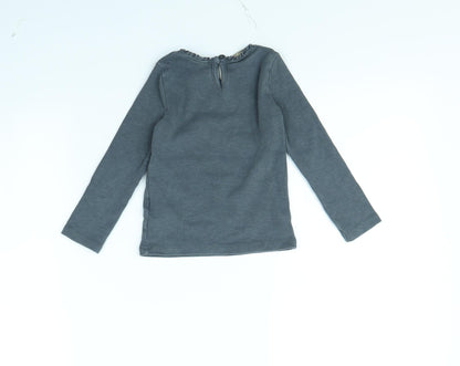 Next Girls Grey   Basic T-Shirt Size 2 Years