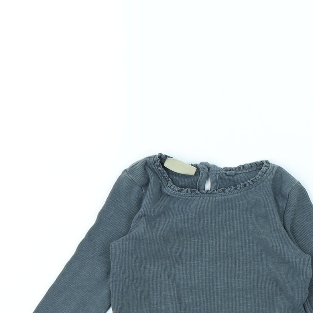 NEXT Girls Grey   Basic T-Shirt Size 2 Years