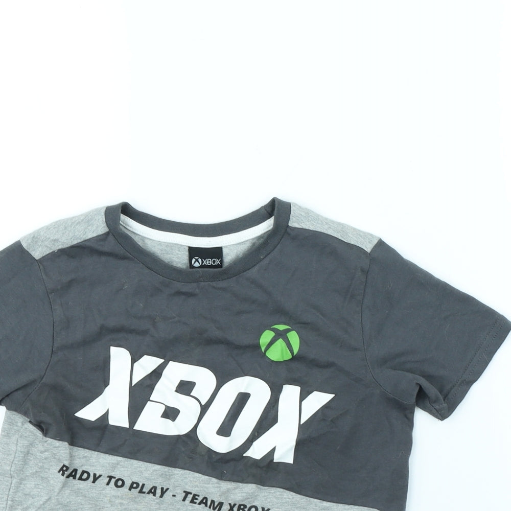 George Boys Grey   Basic T-Shirt Size 6 Years  - XBOX