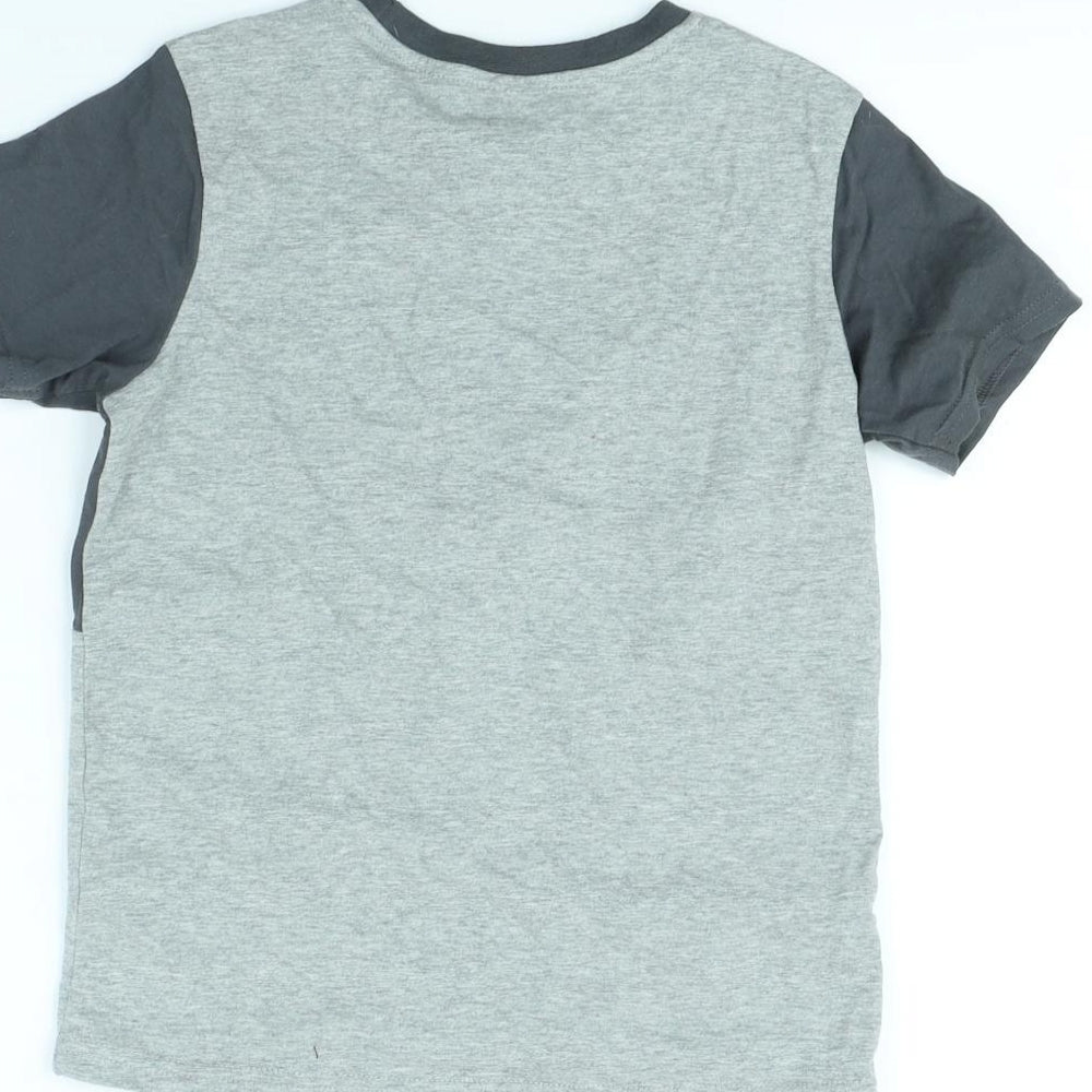 George Boys Grey   Basic T-Shirt Size 6 Years  - XBOX