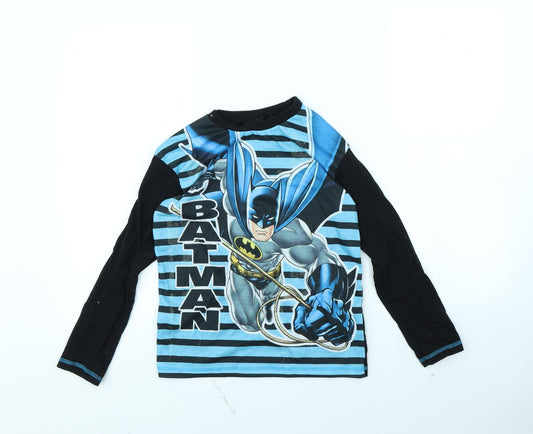 Preworn Boys Black   Basic T-Shirt Size 9 Years  - Batman