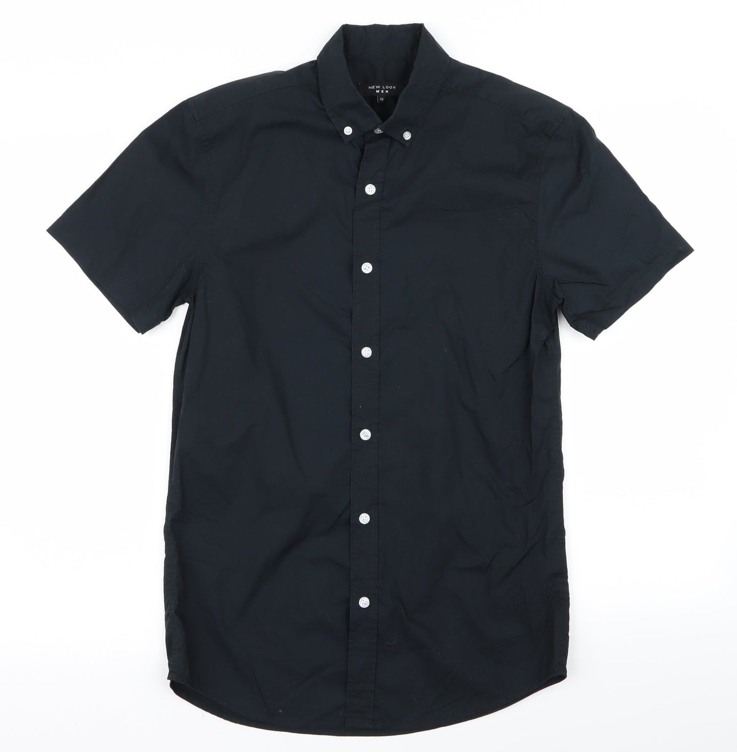New Look Womens Black   Basic Button-Up Size XS