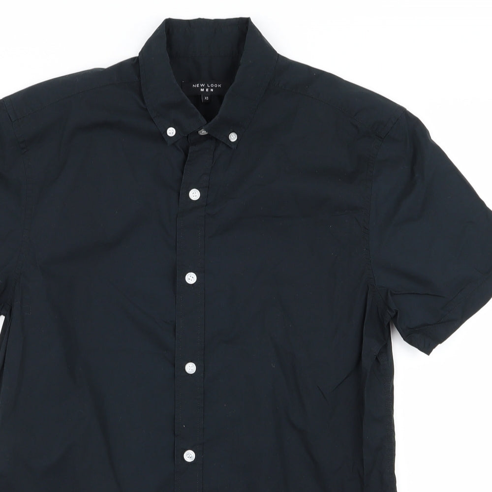New Look Womens Black   Basic Button-Up Size XS