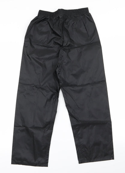 Preworn Womens Black   Trousers  Size 10 L22 in