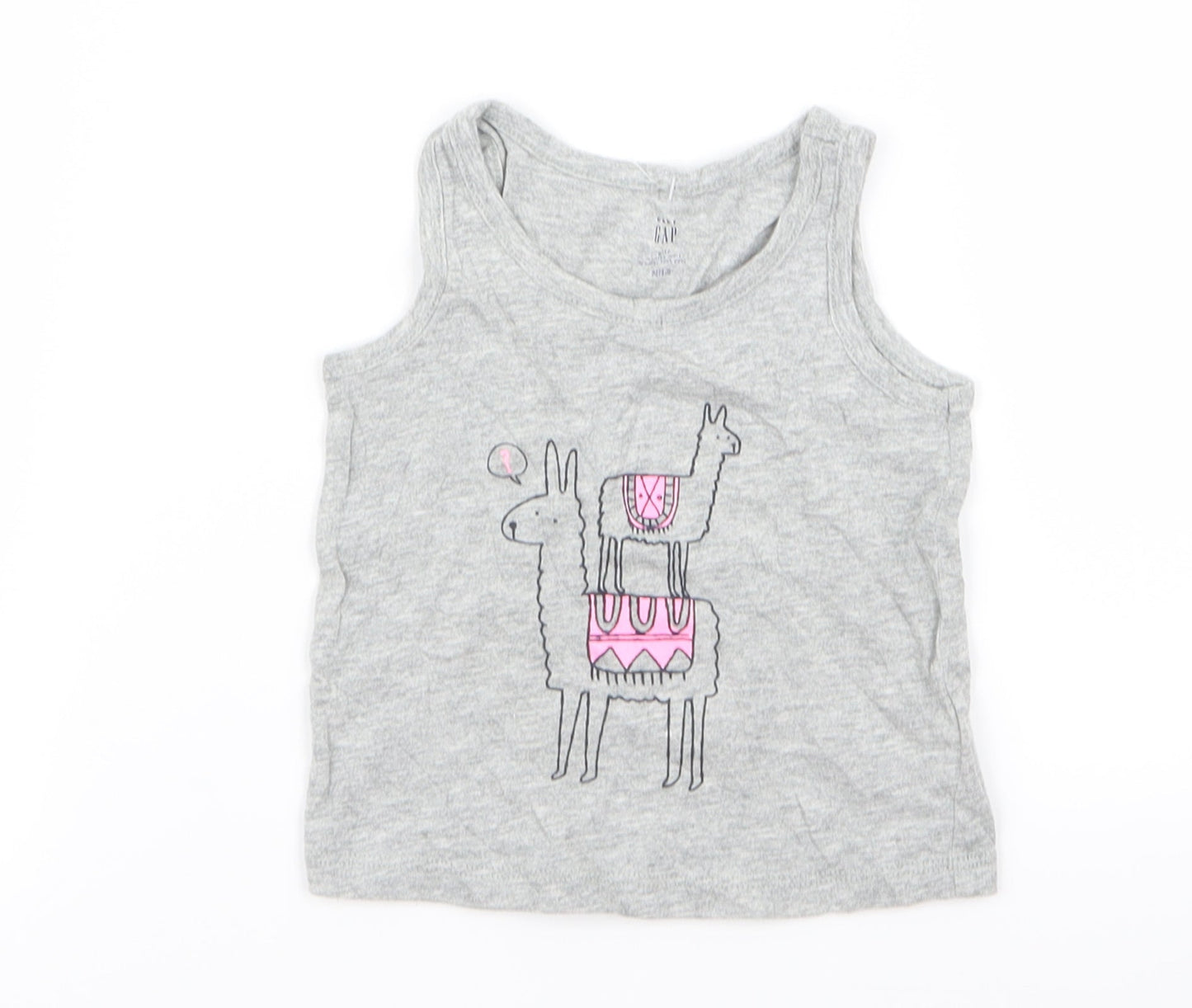 Baby Gold Geometric  Basic Tank Size 6-9 Months