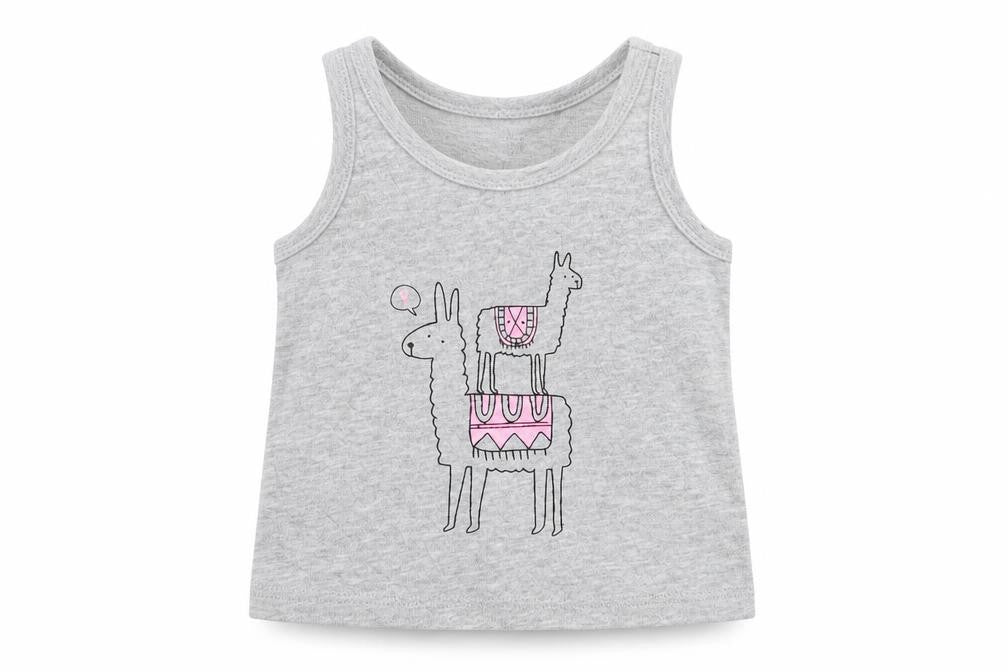 Baby Gold Geometric  Basic Tank Size 6-9 Months