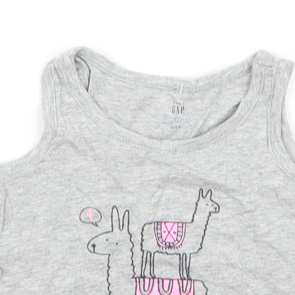 Baby Gold Geometric  Basic Tank Size 6-9 Months