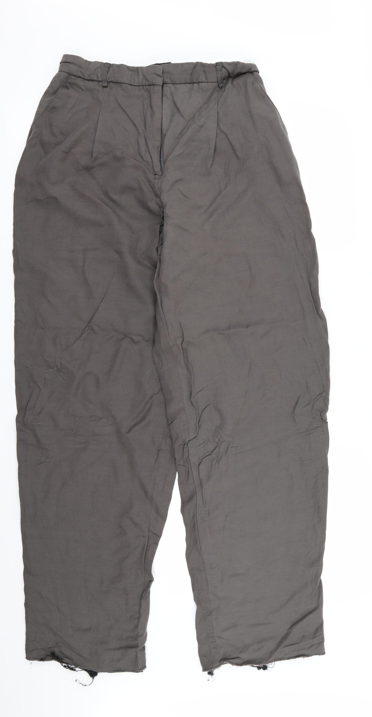 Topshop Womens Brown   Trousers  Size 12 L26 in