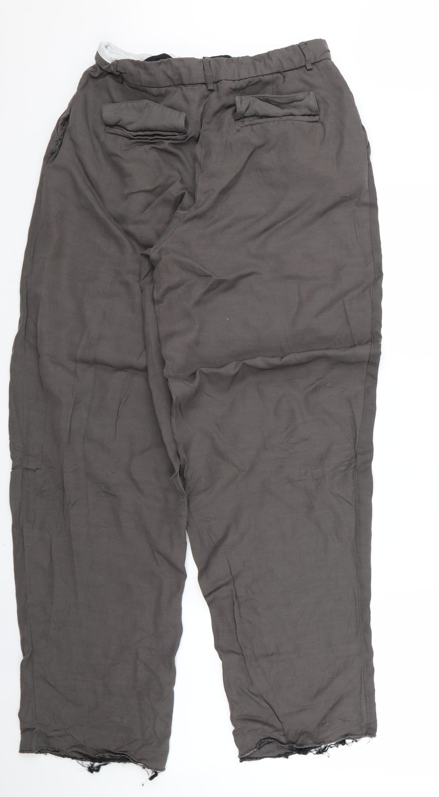 Topshop Womens Brown   Trousers  Size 12 L26 in
