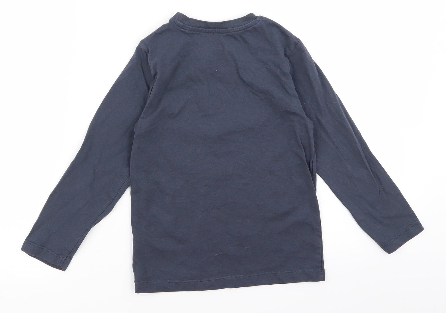 Nutmeg Boys Blue  Rayon Basic T-Shirt Size 5 Years  - V