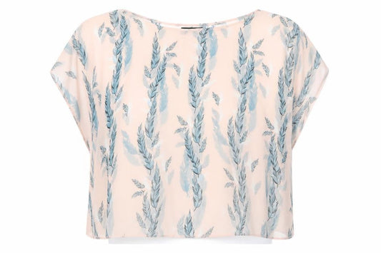 Atmosphere Womens Pink Floral  Basic Blouse Size M