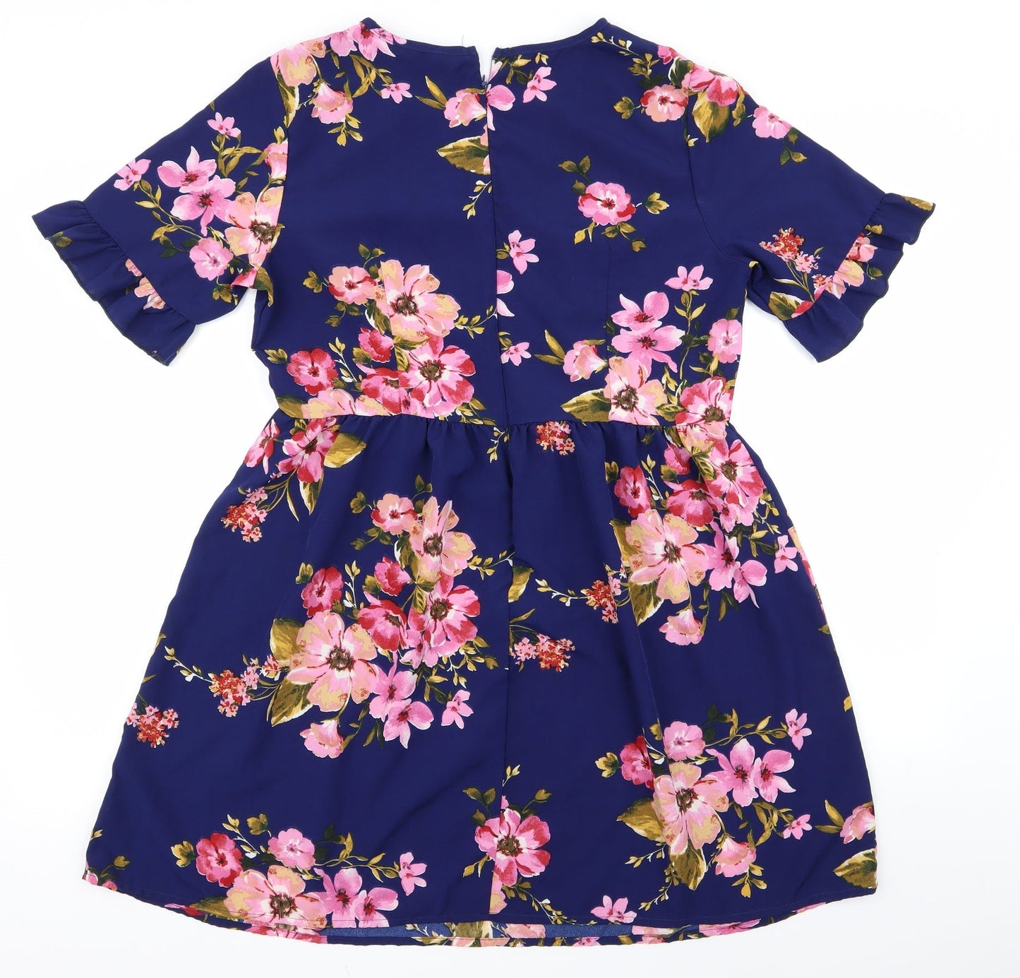 emery rose Womens Blue Floral  A-Line  Size L