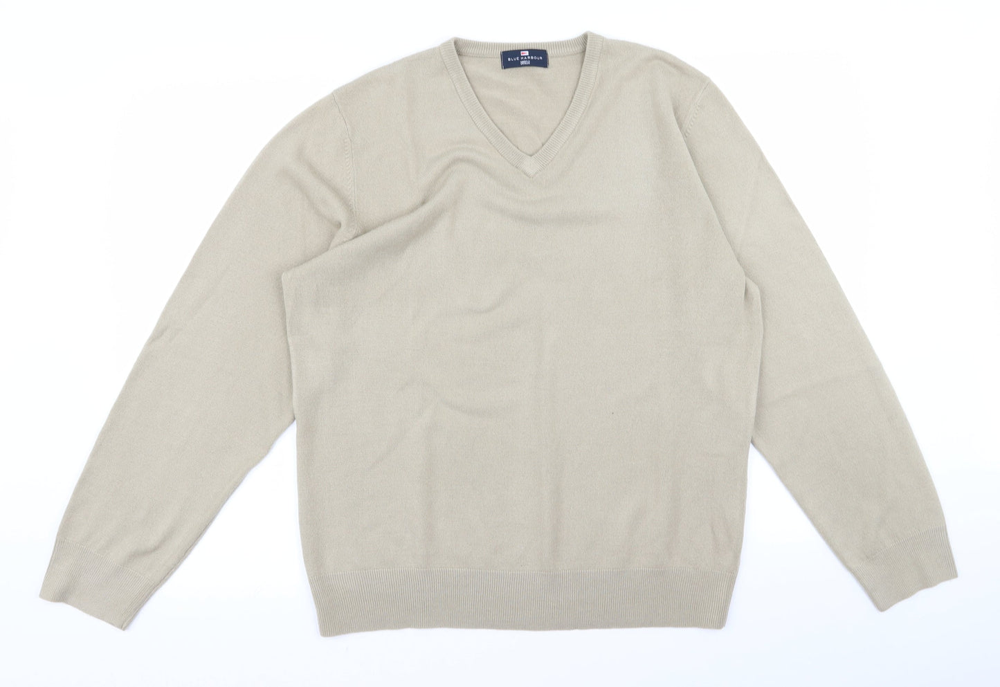 m&s Womens Beige   Pullover Jumper Size L