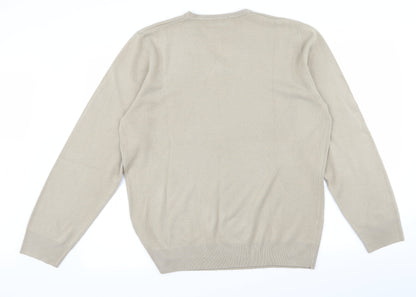 Marks & Spencer Womens Beige   Pullover Jumper Size L