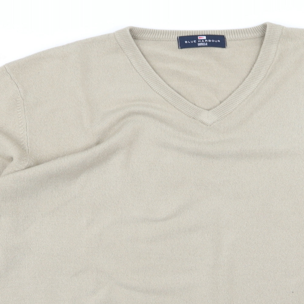 m&s Womens Beige   Pullover Jumper Size L