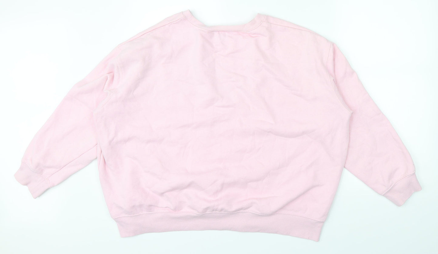 New Look Womens Pink   Pullover Jumper Size L