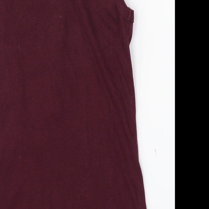 Preloved George Girls Pink   Basic Tank Size 9 Years - Label