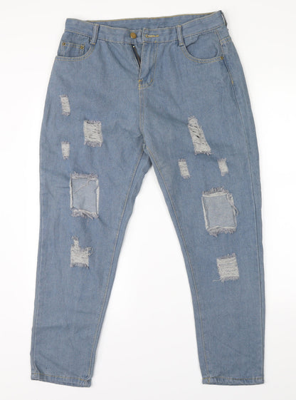 Preworn Mens Blue   Straight Jeans Size 34