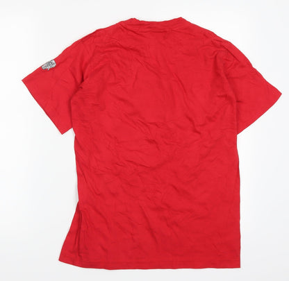 Preloved Aurborne Womens Red   Basic T-Shirt Size S  - Hakuna Matata Kenya - Back