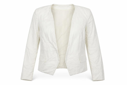 H&M Womens White   Jacket Blazer Size 12