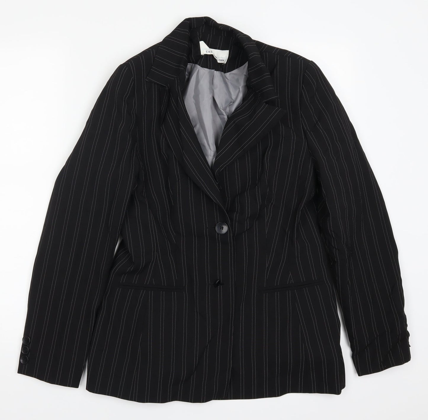 Preworn Womens Black   Jacket Suit Jacket Size 12