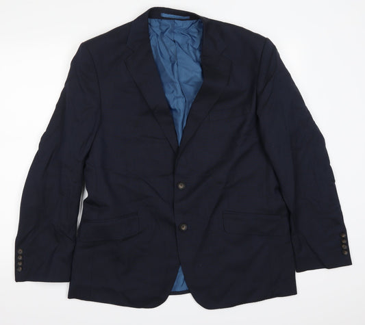 Marks and Spencer Mens Blue   Jacket Suit Jacket Size 42